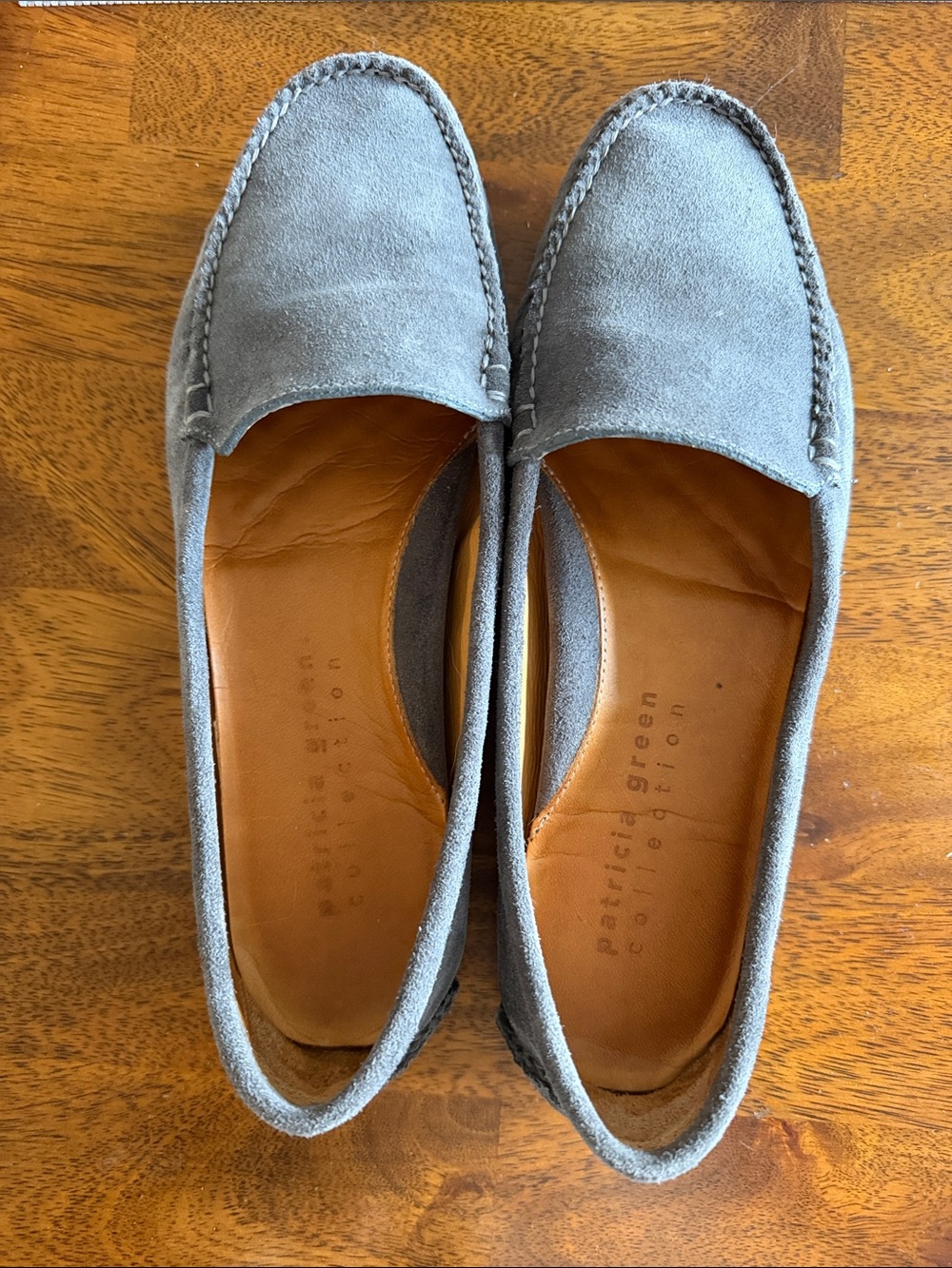 Patricia Green Jillian Gray Suede Driving Moccasin Women’s 9